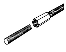 Hex coupling Nuts install guide